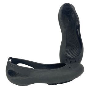 Crocs Mary Jane - Women's Size 6 - Black - Classic Style - Slip-On - 202494